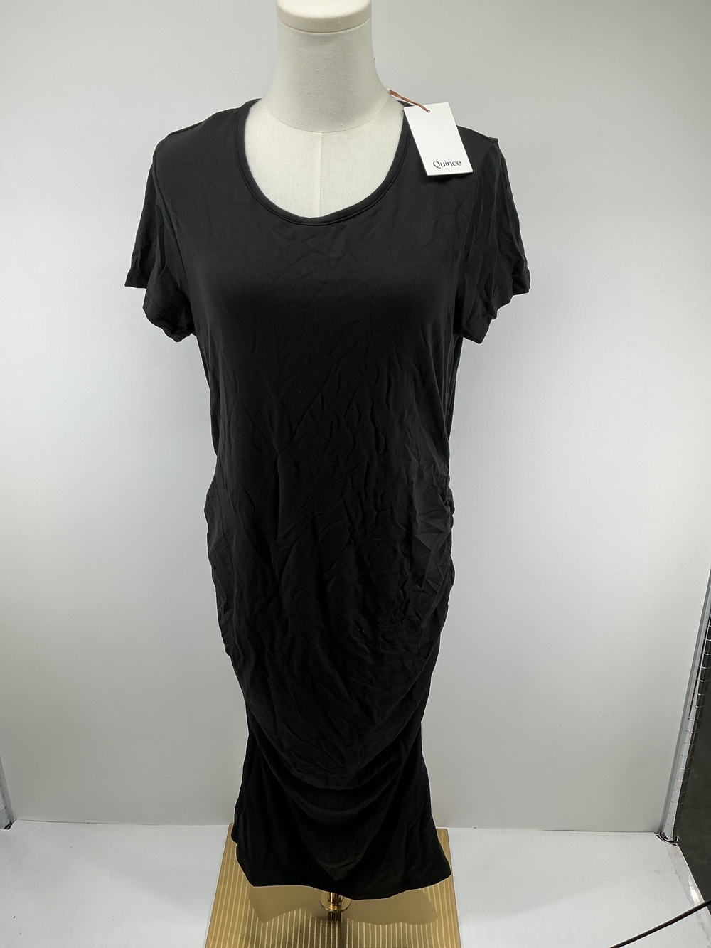 Tencel Jersey Maternity Ruched Dress